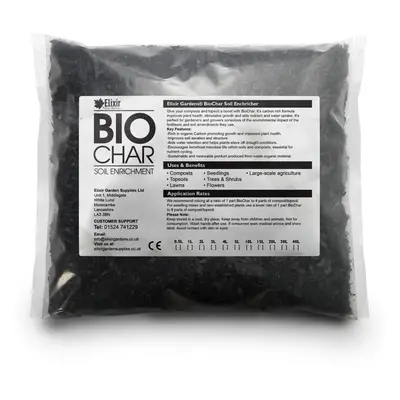 (40L, Polythene Bag) BioChar Soil Improver & Enricher