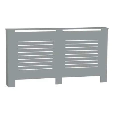 ( Grey, Large) Modern Wooden Radiator Cover MDF Grill Shelf Cabinet Furniture