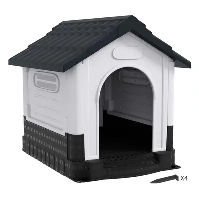 PawHut Dog Kennel for Outside, for and Dogs, x x 99cm, Grey