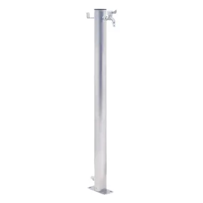 (round, cm) vidaXL Garden Water Column Patio Free Standing Water Fountain Stainless Steel