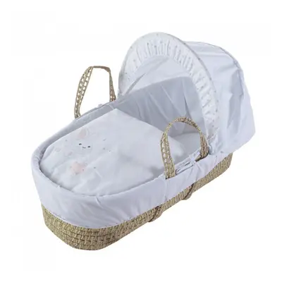 Rodger and Millie Blush Palm Moses Basket