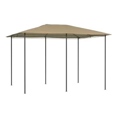 Gazebo 3x4x2.6 m Taupe g/mÂ²