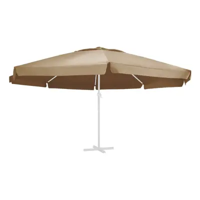 vidaXL Replacement Fabric for Outdoor Parasol Taupe cm Umbrella Cloth