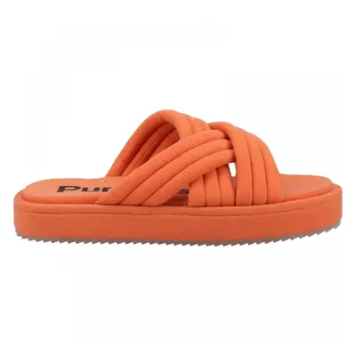 (4 (Adults')) Sienna | Orange | Womens Slides