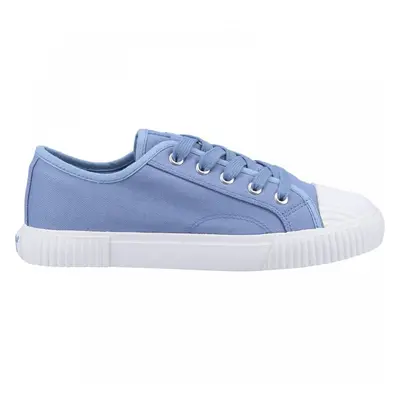 (4 (Adults')) Brooke | Blue | Womens Canvas Trainers