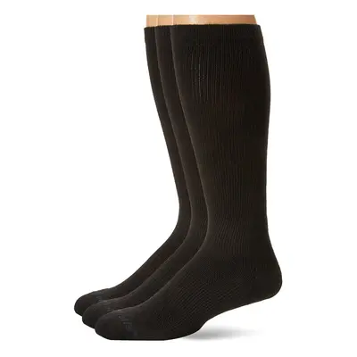 Dr Scholls Mens Work compression Over the calf Sock, Black, US