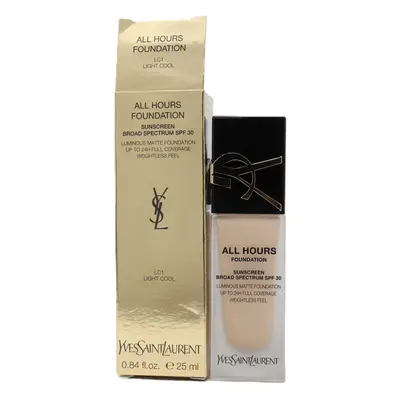 (LC1 Light Cool) Yves Saint Laurent All Hours Foundation 0.84oz/25ml New