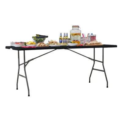 Neo Black Folding Picnic Table Portable 6FT