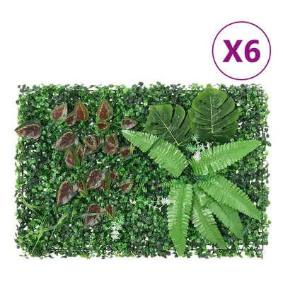 vidaXL Artificial Plant Fence Garden Privacy Fence ScreenÃÂ pcs Green 40x60 cm