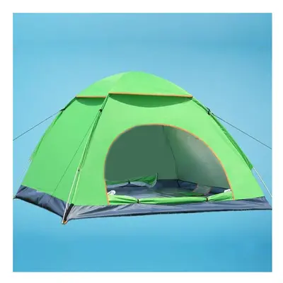 (Green) Person Camping Tent UPF50+ Automatic Instant Waterproof Travel Tent Portable Folding Bea