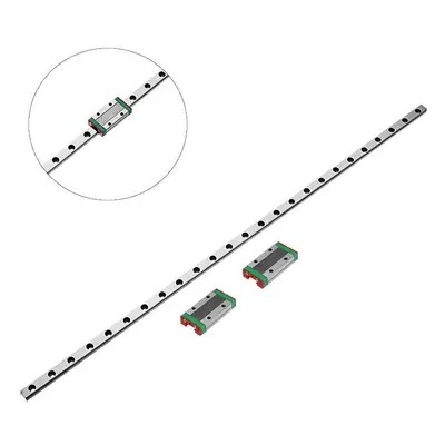 500mm Length MGN9 Linear Guide with 2pcs MGN9H Linear Rail Block CNC Tool