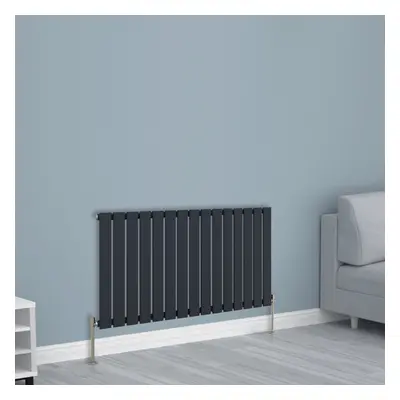 (600x1020mm Single, Anthracite) NRG Horizontal Vertical Flat Panel Designer Radiator Central Hea