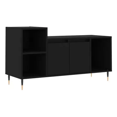 (black) vidaXL TV Cabinet TV Unit Sideboard TV Stand Media Cabinet Engineered Wood