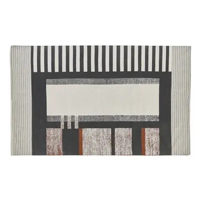 Rectangular Cotton Area Rug x cm Multicolour KAKINADA