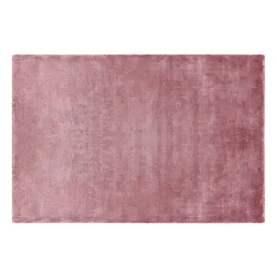 Viscose Area Rug x cm Pink GESI II