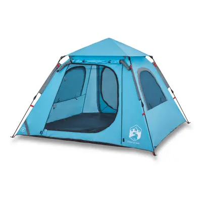 (Blue, x x cm) vidaXL Camping Tent Dome 5-Person Lightweight Tent Dome Tent Quick Release