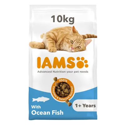 (Seafood, kg (Pack of 1)) IAMS Complete Dry Cat Food for Adult