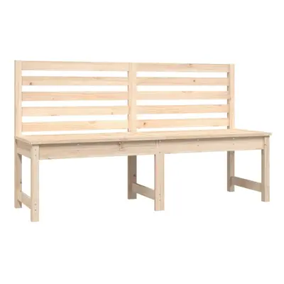 (natural pine, 157.5 x x 91.5 cm) vidaXL Garden Bench Outdoor Picnic Bench Camping Wooden Bench 