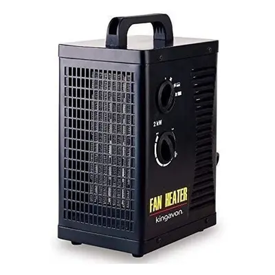 2Kw PTC Turbo Industrial Space Fan Heater Adjustable Power& Thermostat