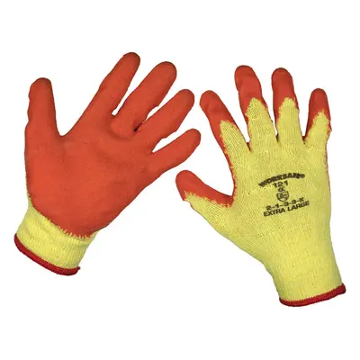 120 PAIRS Knitted Work Gloves with Latex Palm - - Improved Grip - Breathable