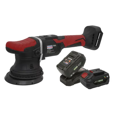 20V Cordless Orbital Polisher Kit - 125mm Pad - Includes Batteries & Charger