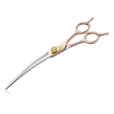 Professional Dog Grooming Scissors - Inch Curved Shear Japanese 440C Stainless Steel Dog Scissor