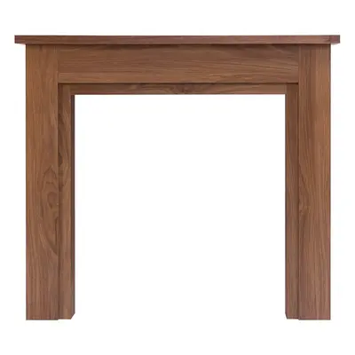 Adam Sudbury Mantelpiece with Downlights in Walnut, Inch