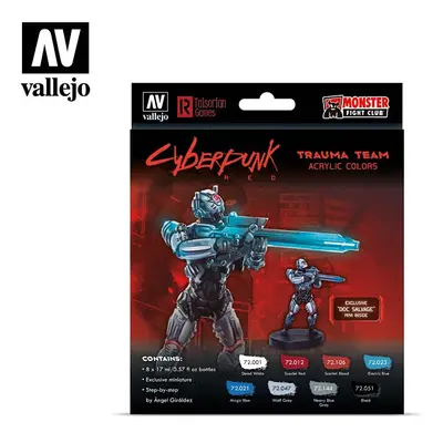 VAL72310 - AV Vallejo Cyberpunk - Trauma Team (x8) & Figure