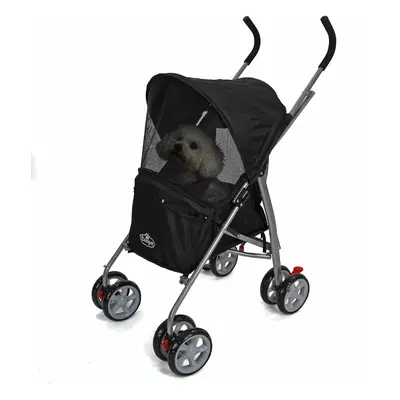 Pet Dog Puppy Stroller Pram Pushchair in Black