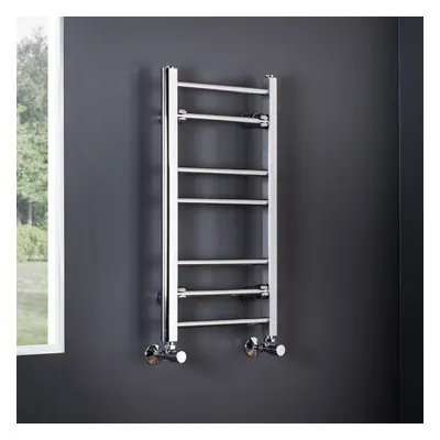 Essentials x 400mm Straight Chrome Heated Towel Rail