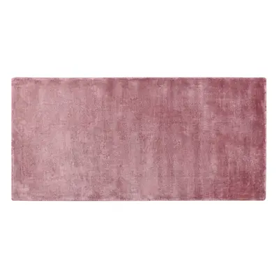 Viscose Area Rug x cm Pink GESI II