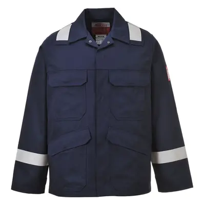 (Navy, M) Portwest Bizflame Plus Jacket