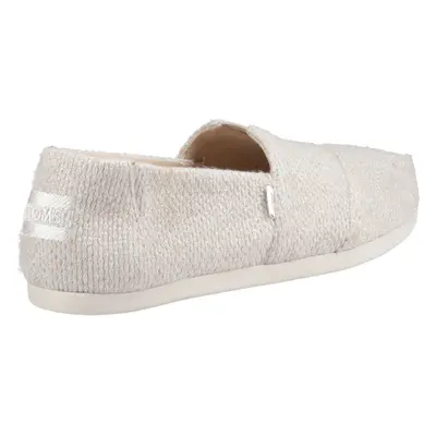 (Brown, (Adults')) TOMS Alpargata with Cloudbound Nylon Women's Natural Espadrilles