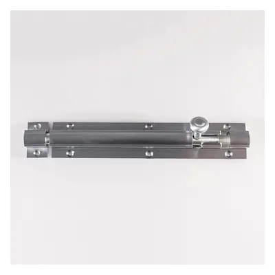 Straight Barrel Surface Mounted Door Bolt Lock x 38mm Satin Chrome