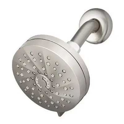 Waterpik Revive Brushed Nickel Settings Wallmount Showerhead - 1.8 gpm