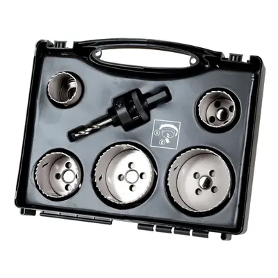 Wolfcraft Six Piece Hole Saw Set Electricity and Sanitary