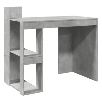 (concrete grey) vidaXL Office Desk Computer Desk Writing Table Study Table Engineered Wood