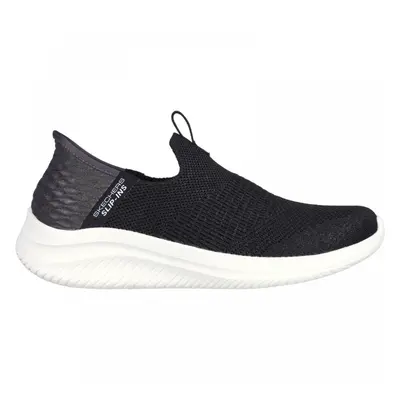 (3 (Adults')) Ultra Flex 3.0 - Smooth Step | Black | Mens Slip Ins Trainers