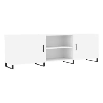 (white) vidaXL TV Cabinet TV Console Sideboard Media Console White Engineered Wood