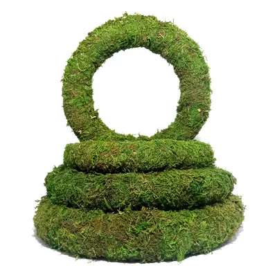 (10"(25cm), 40) Moss Wreath Rings | 8", 10" & 12"