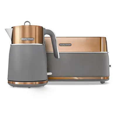 Morphy Richards Signature Opulent Jug Kettle & Slice Toaster Copper