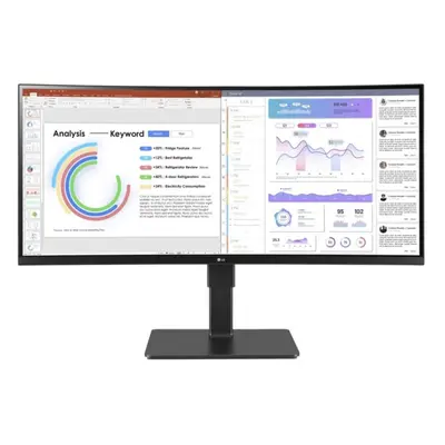 LG Curved LED-Monitor UltraWide 34BQ77QB-B - 86.72 cm (34") - x UWQHD