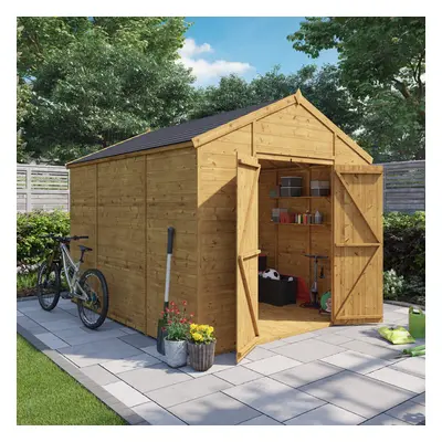 (Pressure Treated - 10x8, Windowless) BillyOh Expert Tongue and Groove Apex Workshop