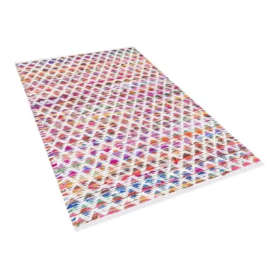 Rug - Carpet - Short Pile - Cotton - 80x150 cm - Multi-colour - ARAKLI