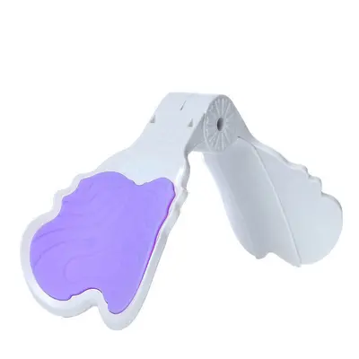 (Purple) Women Hip Training Clip Correction Buttocks Tool Pelvic Floor Inner Thigh Muscle Exerci