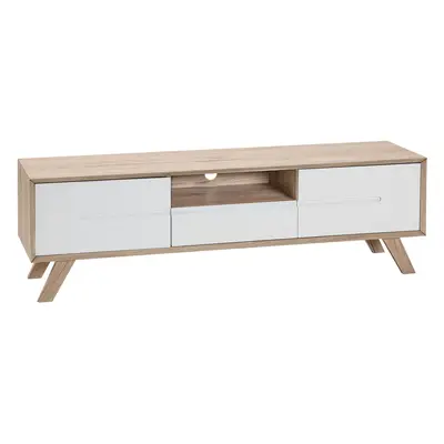 TV Stand FORESTER Brown/ White