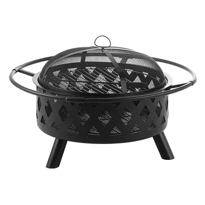 Charcoal Fire Pit Black MAYON