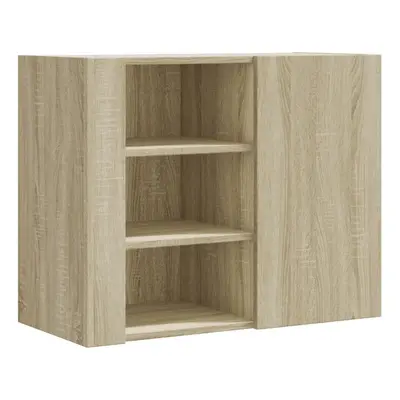 (sonoma oak) vidaXL Wall Cabinet Bathroom Wall Storage Hanging Cabinet Engineered Wood