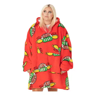 Friends Blanket Hoodie (Unisex Red)