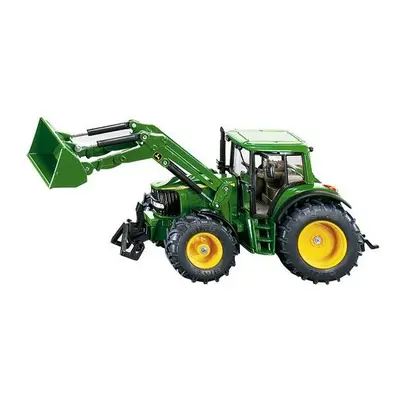 1:32 Siku John Deere Tractor With Loader - Front Scale New Model - john deere loader siku front 